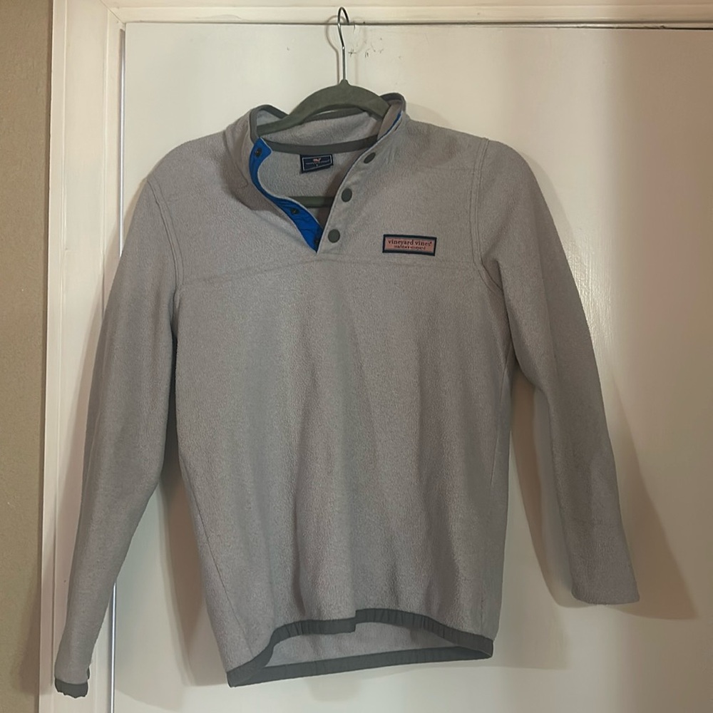 Youth Boys Vineyard Vines Fleece 3/4 Zip Pull Over